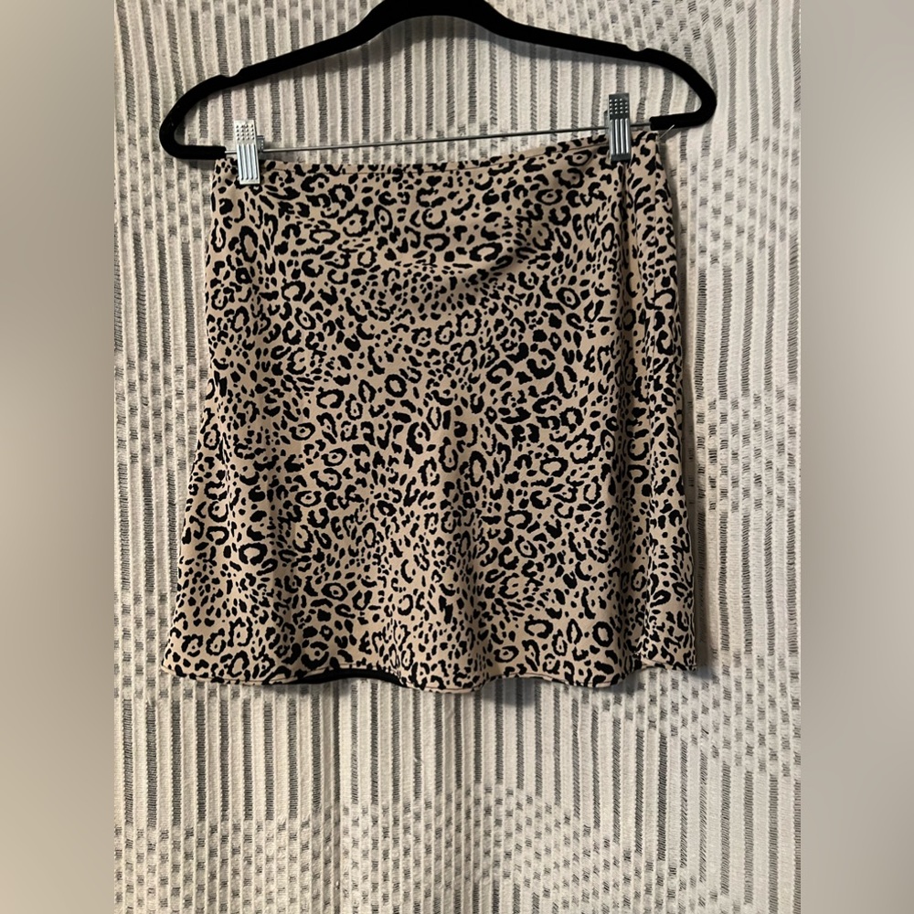 COPY - NAKED ZEBRA leopard print skirt